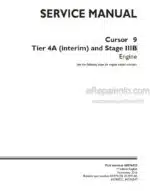 Photo 4 - CNH Cursor 9 Tier 4A Interim Stage IIIB Service Manual Engine 48076828