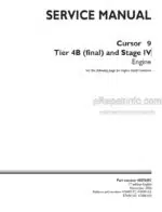 Photo 4 - CNH Cursor 9 Tier 4B Final Stage IV Service Manual Engine 48076851