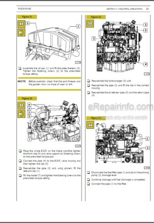 Photo 3 - CNH F5AE9484 F5AE9454 F5CE9484 F5CE9454 F5CE5454 Repair Manual Engine 87736548A