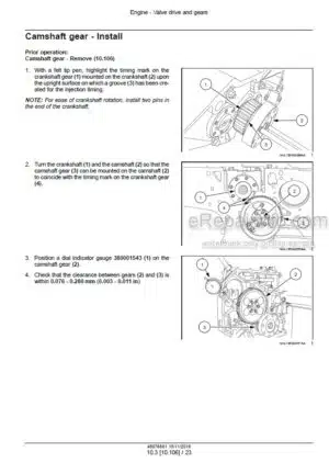 Photo 3 - CNH NEF Tier 4A Interim Stage IIIB Service Manual Engine 48076861