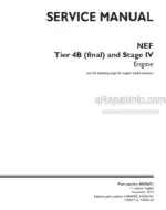 Photo 3 - CNH NEF Tier 4B Final Stage IV Service Manual Engine 48076871