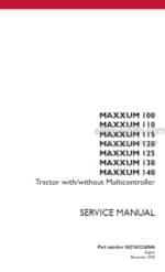 Photo 4 - Case 100 110 115 120 125 130 140 Maxxum Multicontroller Service Manual Tractor
