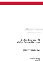 Photo 4 - Case 100 Coffee Express Service Manual Coffee Express Harvester 48025808