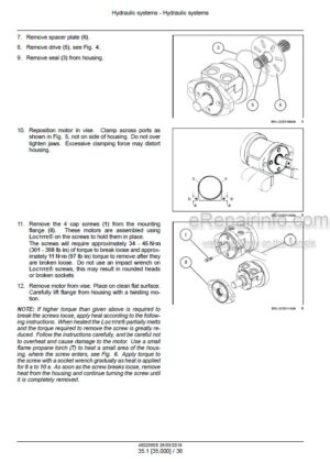 Photo 8 - Case 100 110 120 Luxxum Stage IV Service Manual Tractor 51543529
