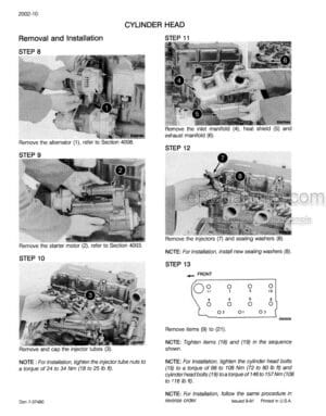 Photo 13 - Case 1100 Series Service Manual Tractor 7-37440R0