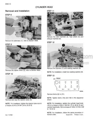 Photo 10 - Case 1100 Series Service Manual Tractor 7-37440R0