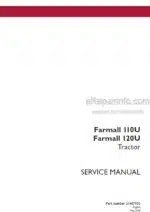 Photo 5 - Case 110U 120U Farmall Service Manual Tractor 51487935