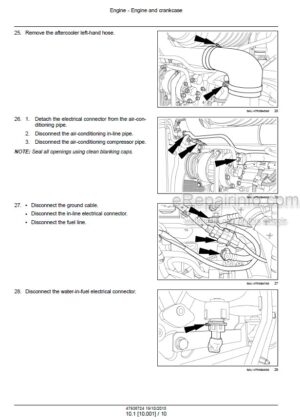 Photo 6 - Case 1100 Series Service Manual Tractor 7-37440R0