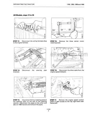 Photo 8 - Case 1187C Service Manual Excavator 8-10410R0