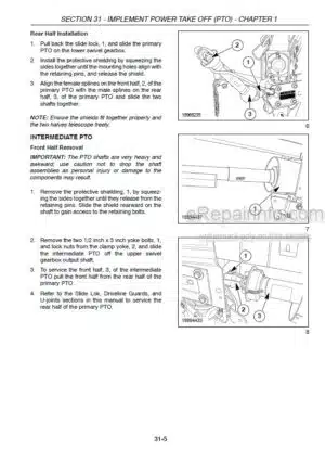 Photo 3 - Case DC162 Service Manual Disc Mower Conditioner 84207372