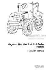 Photo 5 - Case 180 190 210 225 Magnum Service Manual Tractor 84348230