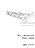 Photo 4 - Case 2042 2052 2062 Repair Manual Draper Header 6 14912