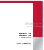 Photo 4 - Case 20B 25B Farmall Service Manual Compact Tractor 47576301