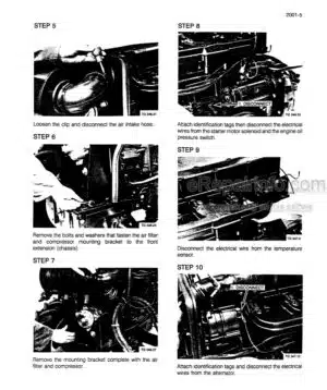 Photo 8 - Case 625 Module Express Service Manual Cotton Picker 87642590