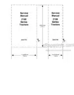 Photo 5 - Case 2100 Series Service Manual Tractor 6-61770