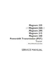 Photo 5 - Case 235 260 290 315 345 Magnum PST Service Manual Tractor