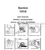Photo 5 - Case 2470 2670 Service Manual Tractor 9-78206R0