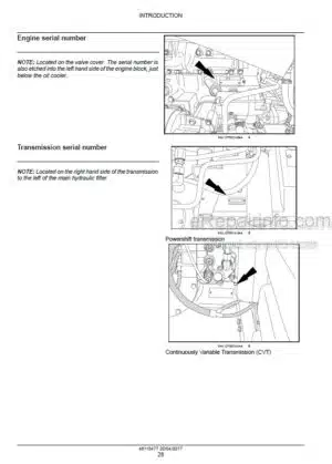 Photo 2 - Case 250 280 310 340 Magnum Rowtrac PST Service Manual Tractor 48115477