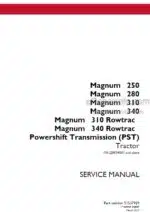 Photo 5 - Case 250 280 310 340 Magnum Rowtrac PST Service Manual Tractor 51537929