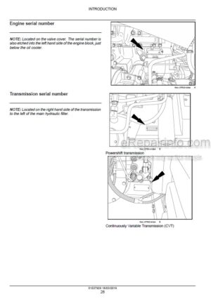 Photo 12 - Case 250 280 310 340 Magnum Rowtrac PST Service Manual Tractor 51537929