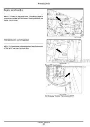 Photo 8 - Case 250 280 310 340 Magnum Rowtrac PST Service Manual Tractor 51537929