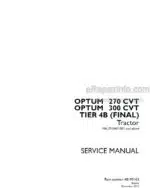 Photo 5 - Case 270CVT 300CVT Optum Tier 4B Final Service Manual Tractor 48193162
