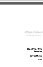 Photo 4 - Case 300 300B 400B Service Manual Tractor 9-92002R0
