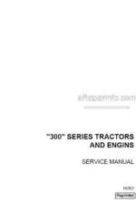 Photo 4 - Case 300 Series Service Manual Tractor And Engine RI307