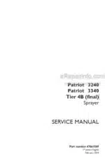 Photo 5 - Case 3240 3340 Patriot Tier 4B Final Service Manual Sprayer 47661569