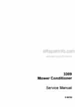 Photo 4 - Case 3309 Service Manual Mower Conditioner 8-96760