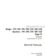 Photo 5 - Case 370 420 470 500 540 580 620 Steiger Quadtrac Stage IV Service Manual Tractor 48193200