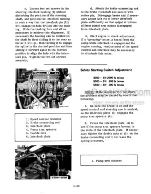 Photo 8 - Case 274 284 Service Manual Offset Compact Tractor Chassis Engine Fuel System Mower GSS14781