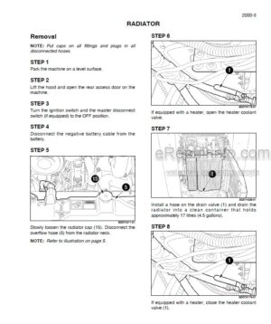 Photo 12 - Case 410 420 420CT Series 3 Repair Manual Skid Steer Compact Track Loader 87634765NA