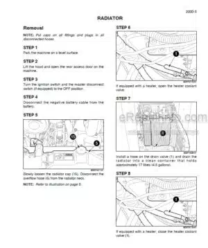 Photo 1 - Case 410 420 420CT Series 3 Repair Manual Skid Steer Compact Track Loader 87634765NA