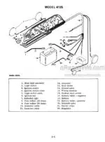 Photo 5 - Case 4120 4125  4130  4135  4136 4140 4150 4155 Service Manual Compact Loader Chassis GSS14762