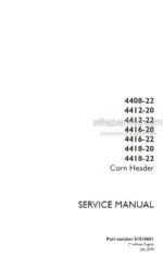 Photo 5 - Case 4408-22 4412-20 4412-22 4416-20 4416-22 4418-20 4418-22 Service Manual Corn Header 51510601
