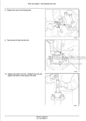 Photo 7 - Case 630 Series Service Manual Tractor 9-92381