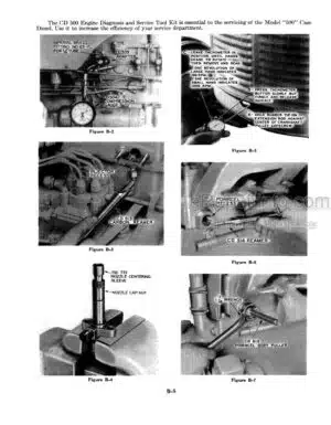 Photo 4 - Case 500 Series Service Manual Diesel Tractor And Engine 5675