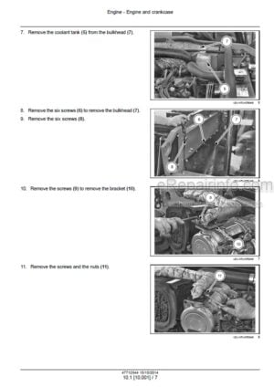Photo 13 - Case 525 Farmlift Tier 4 Service Manual Telescopic Handler 47712944
