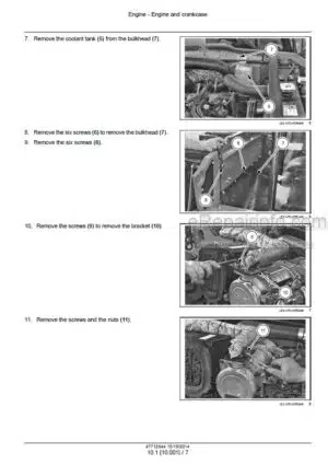 Photo 8 - Case 525 Farmlift Tier 4 Service Manual Telescopic Handler 47712944