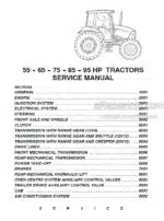 Photo 4 - Case 55HP 65HP 75HP 85HP 95HP Service Manual Tractor 6-61750