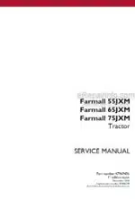 Photo 4 - Case 55JXM 65JXM 75JXM Farmall Service Manual Tractor 47969436