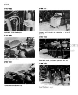 Photo 7 - Case 1840 Service Manual Skid Steer Loader 8-11093R0