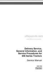 Photo 5 - Case 656 Series Service Manual Tractor GSS-1054