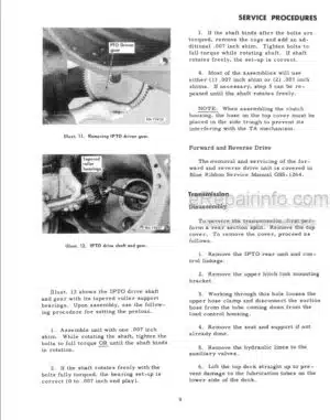 Photo 3 - Case 656 Series Service Manual Tractor GSS-1054