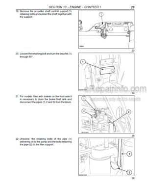 Photo 7 - Case 85 95 Series Service Manual Tractor 8-56453