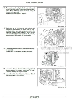 Photo 8 - Case 65C 75C 85C 95C Quantum Service Manual Tractor 87744415B