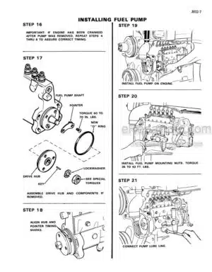 Photo 8 - Case 632 635 735 742 935 Farmlift Stage IV Service Manual Telescopic Handler 51425750