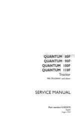 Photo 5 - Case 80F 90F 100F 110F Quantum Service Manual Tractor 51523375