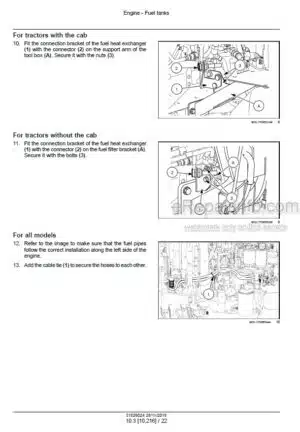 Photo 7 - Case 250 280 310 340 Magnum Rowtrac PST Service Manual Tractor 48115477